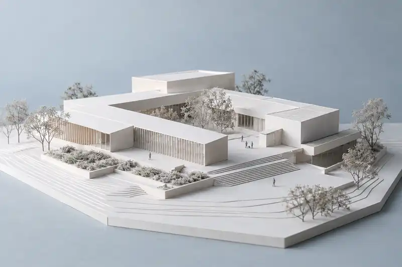 Architectural scale model for concept design services